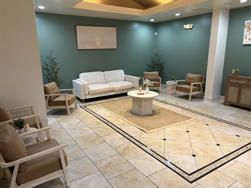 Welcome to our relaxing waiting room!