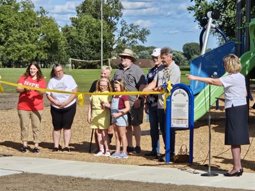 Playground Ribbon Cutting