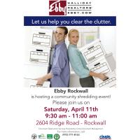 Ebby Rockwall hosts community shredding event