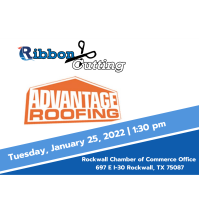 Ribbon Cutting - Advantage Roofing 