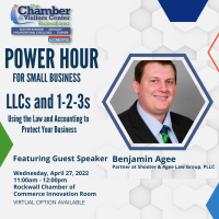 Power Hour for Small Business - LLCs and 1-2-3s Using the Law and Accounting to  Protect Your Business