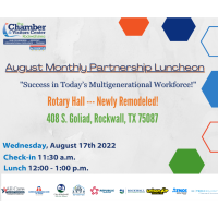 August Monthly Partnership Luncheon 