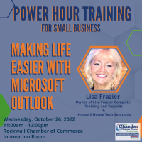 Power Hour Training for Small Business - Making Life Easier with Microsoft Outlook