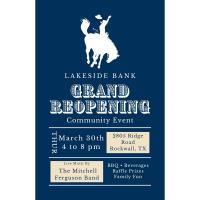 Grand ReOpening - Lakeside Bank