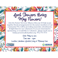 April Showers, Bring May Flowers! Senior Service Alliance 