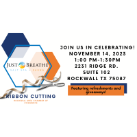 Ribbon Cutting - Just Breathe Salt Spa and Sauna LLC