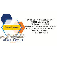 Ribbon Cutting - Edward Jones - Wesley Oliver