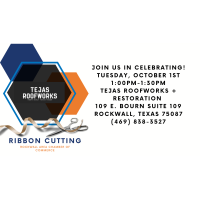 Ribbon Cutting - Tejas Roofworks + Restoration