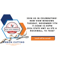 Ribbon Cutting - New View Windows
