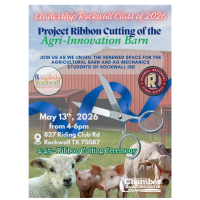 Leadership Rockwall Ribbon Cutting - Agri-Innovation Barn