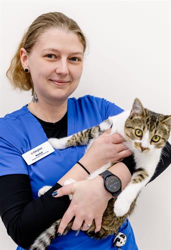Rachel is one of our Veterinary Technicians and will be taking wonderful care of you and your fur baby!