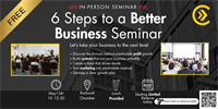 Coming Up! 6 Steps to Business Mastery - May 15th at 10AM.
