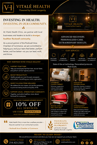 Chamber Member Longevity & Recovery Experience
