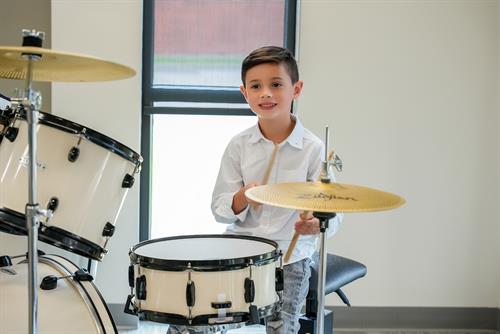 Drums is always one of our most popular instruments to teach.