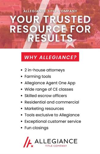 Why Allegiance Title? 