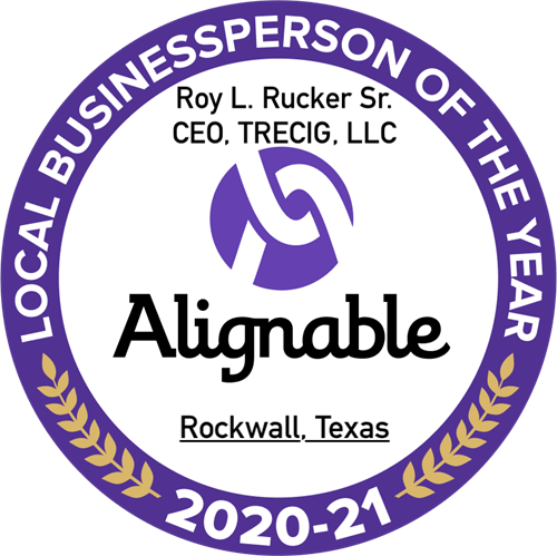 2020-2021 Alignable Rockwall Local Business Person of the Year (Roy L. Rucker Sr) 2020-2021 Alignable Rockwall Local Business Person of the Year (Roy L. Rucker Sr)