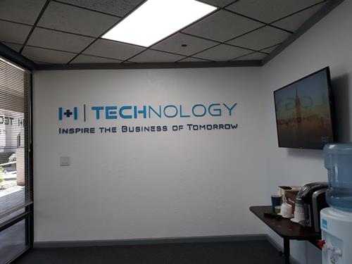 New logo installed in the CA office