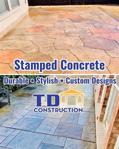Stamped concrete
