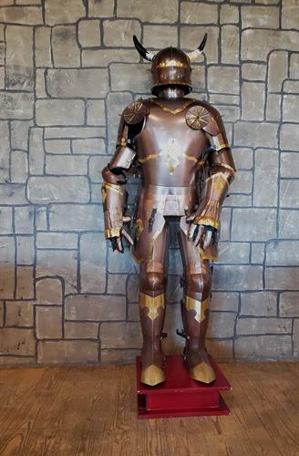 The bronze knight at Castle Waterford 