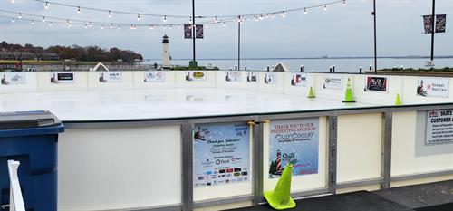 Weather permitting Ice Skate at The Harbor This Holiday Season!