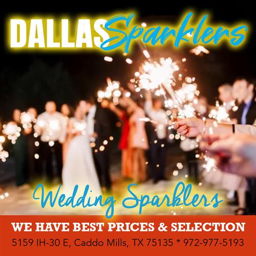 Dallas Wedding Sparklers