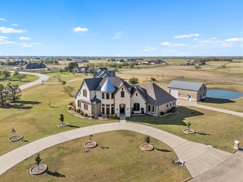160 Pioneer Ct Royse City For Sale $1,285,000 2 acres, Pond, Shop 4,760 sq ft 