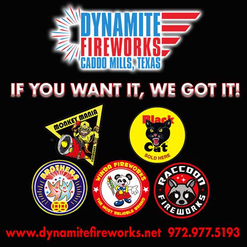 We have everything you could want in fireworks.