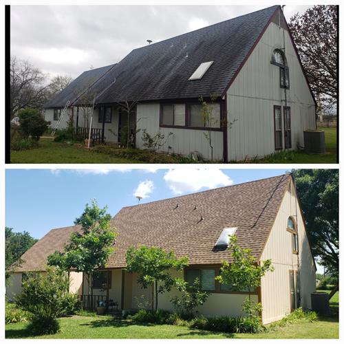 Transformation pictures,  roof,  full exterior paint, and more
