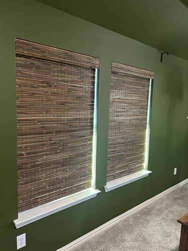 natural woven shades