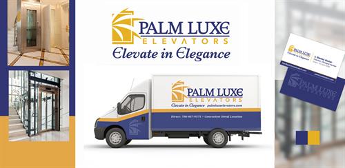 Palm Lux branding for launch