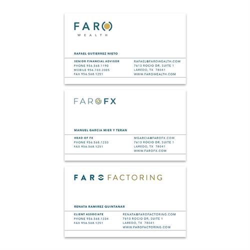 Business Card Design - FARO