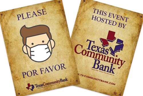 Poster Design - Texas Community Bank