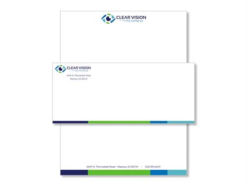 Stationery Design - Clear Vision Express