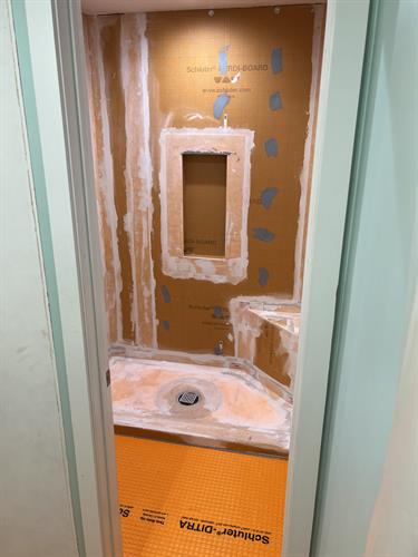 before bathroom remodel