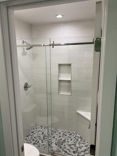 after bathroom remodel