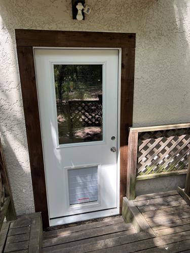 after upgraded door and trim