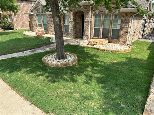 Oklahoma Cherokee Stone Border and Boulders