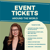 Event Tickets Around The World with Early Access to NFL Tickets!