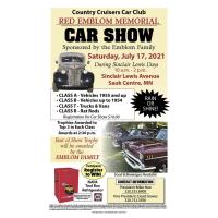 Country Cruisers Car Club - Red Emblom Memorial Car Show