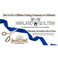 Ribbon Cutting - Highland Quilting
