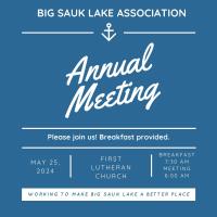 Big Sauk Lake Association Annual Meeting