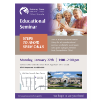 Avoid Spam Calls - Educational Seminar