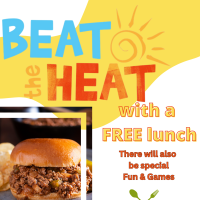 Beat the Heat Free Lunch from United Methodist Church