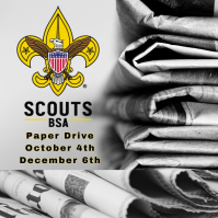 Scouts Paper Drive