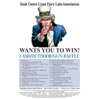 Sauk Centre Lions & Fairy Lake Assn. Raffle Drawing
