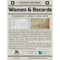 Women and Records with Stearns History Museum