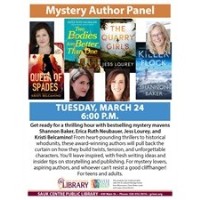 Mystery Author Panel: Jess Lourey, Shannon Baker, Erica Ruth Neubauer & Kristi Belcamino