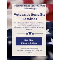 Veteran Benefits Seminar at Fairway Pines