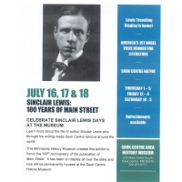 Sinclair Lewis Traveling Display Open