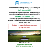 Darien Chamber Golf Outing Sponsorship